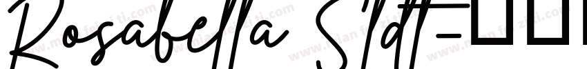 Rosabella Sldt字体转换